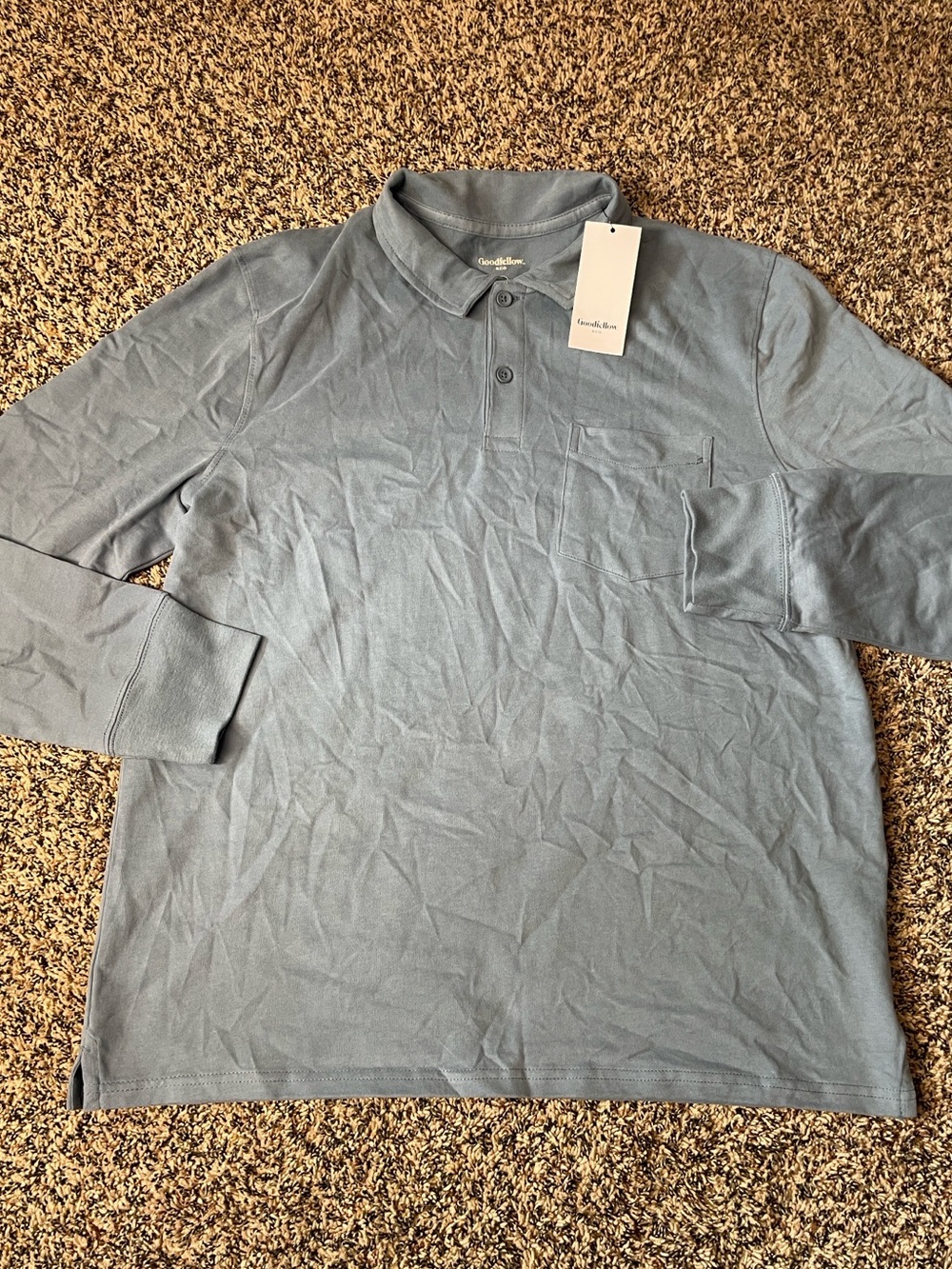 Goodfellow & Co Golf Polo Bundle Long and Short Sleeve Mens Sz Small | NWT - Picture 2 of 8